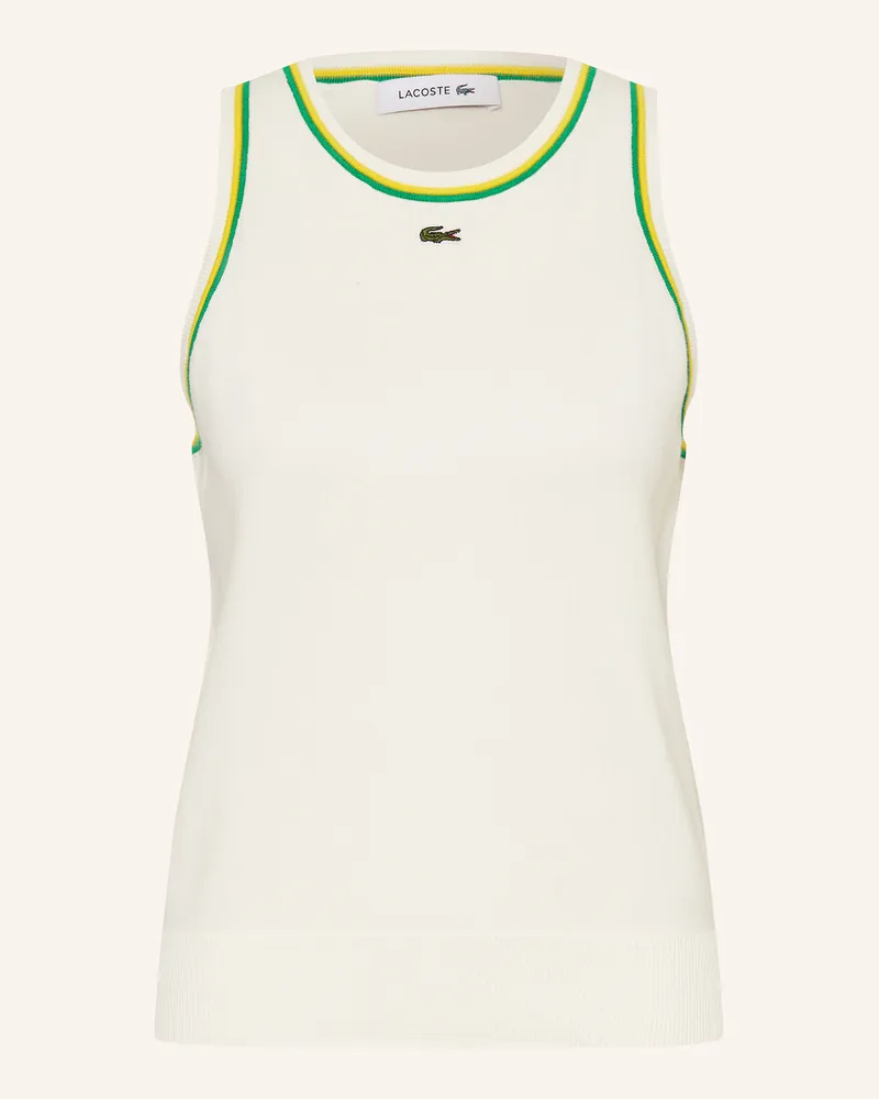 Lacoste Stricktop Ecru
