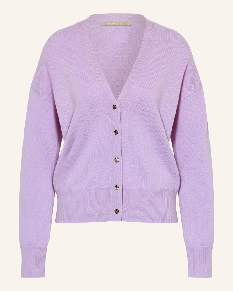 (THE MERCER) N.Y. Strickjacke aus Cashmere Lila