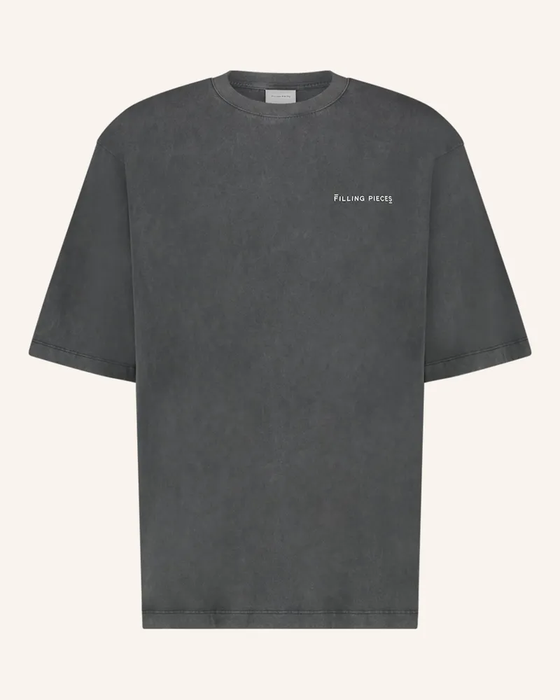 Filling Pieces T-Shirt Boxy grau Dunkelgrau