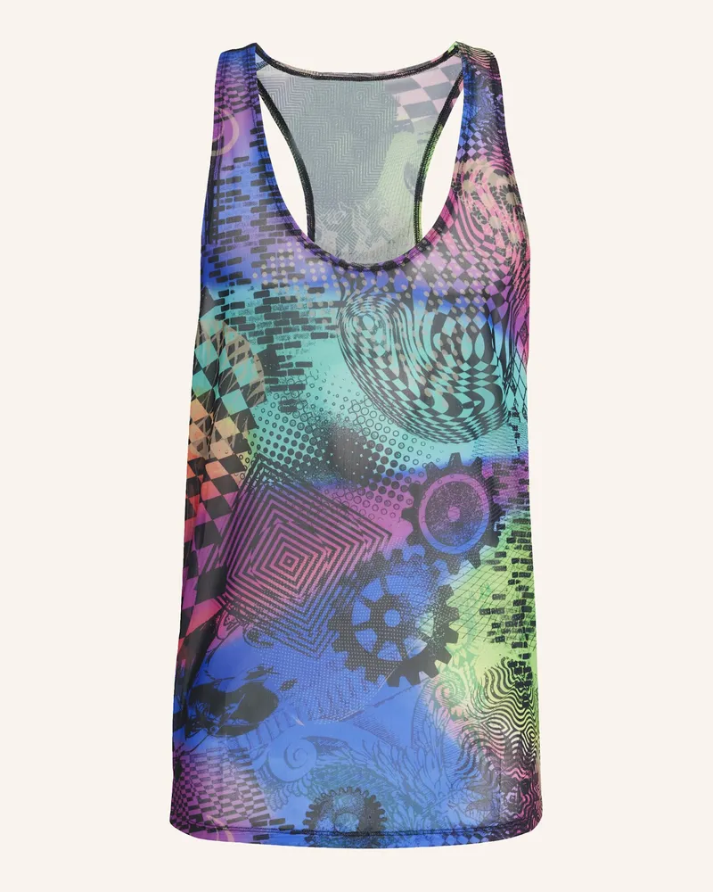 adidas ADIDAS X JEREMY SCOTT ALLOVER-PRINT TANKTOP Rosa