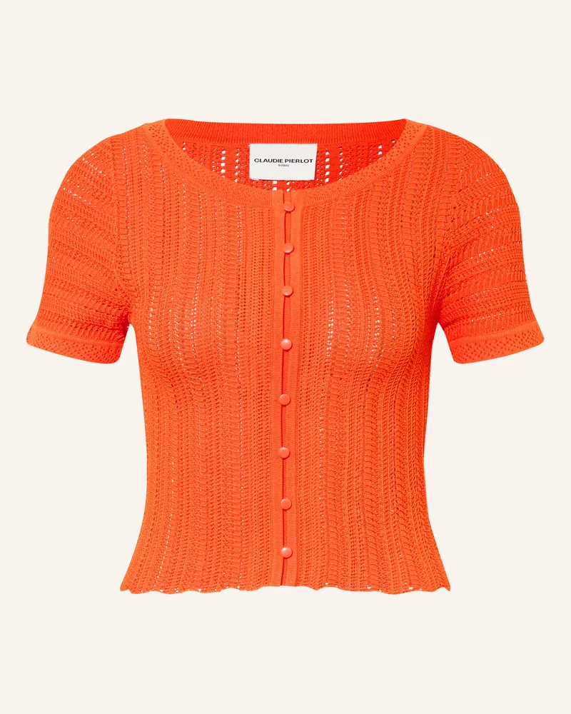 Claudie Pierlot Strickshirt orange Orange
