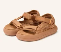 Plateau-Sandalen Mb Super Sandal braun