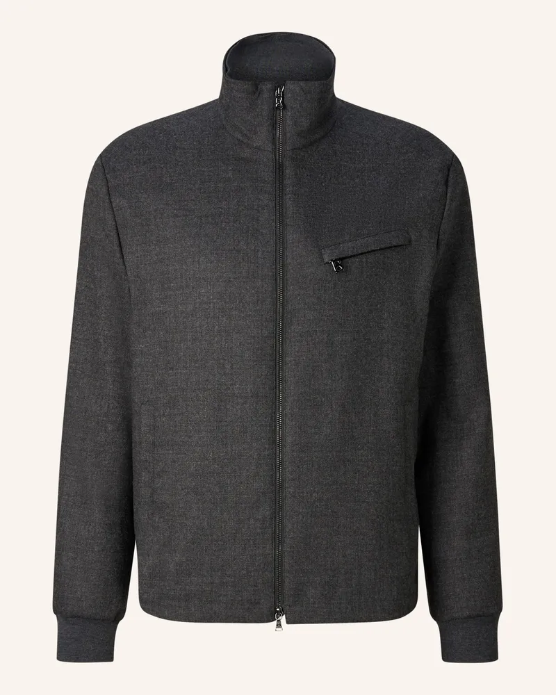 Bogner Schurwollmix-Jacke Milan grau Dunkelgrau
