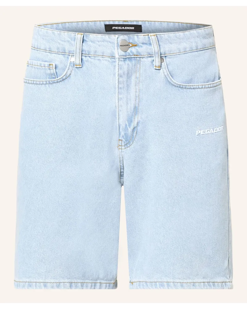 PEGADOR Jeansshorts EARL Blau