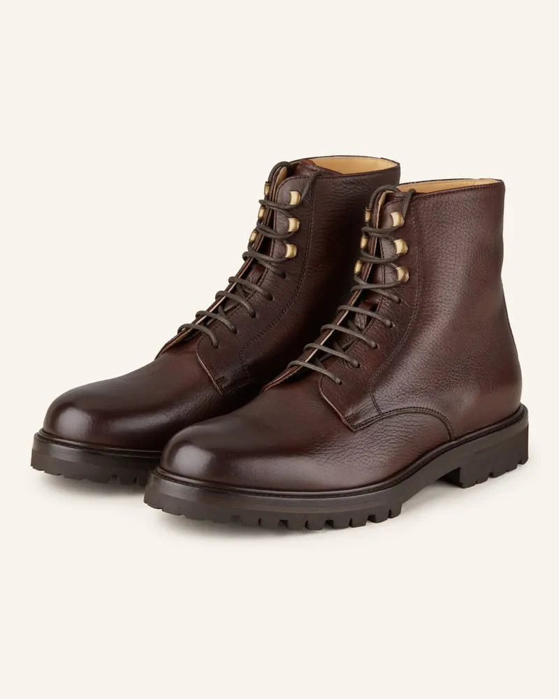 Brunello Cucinelli Schnürboots - DUNKELBRAUN Braun