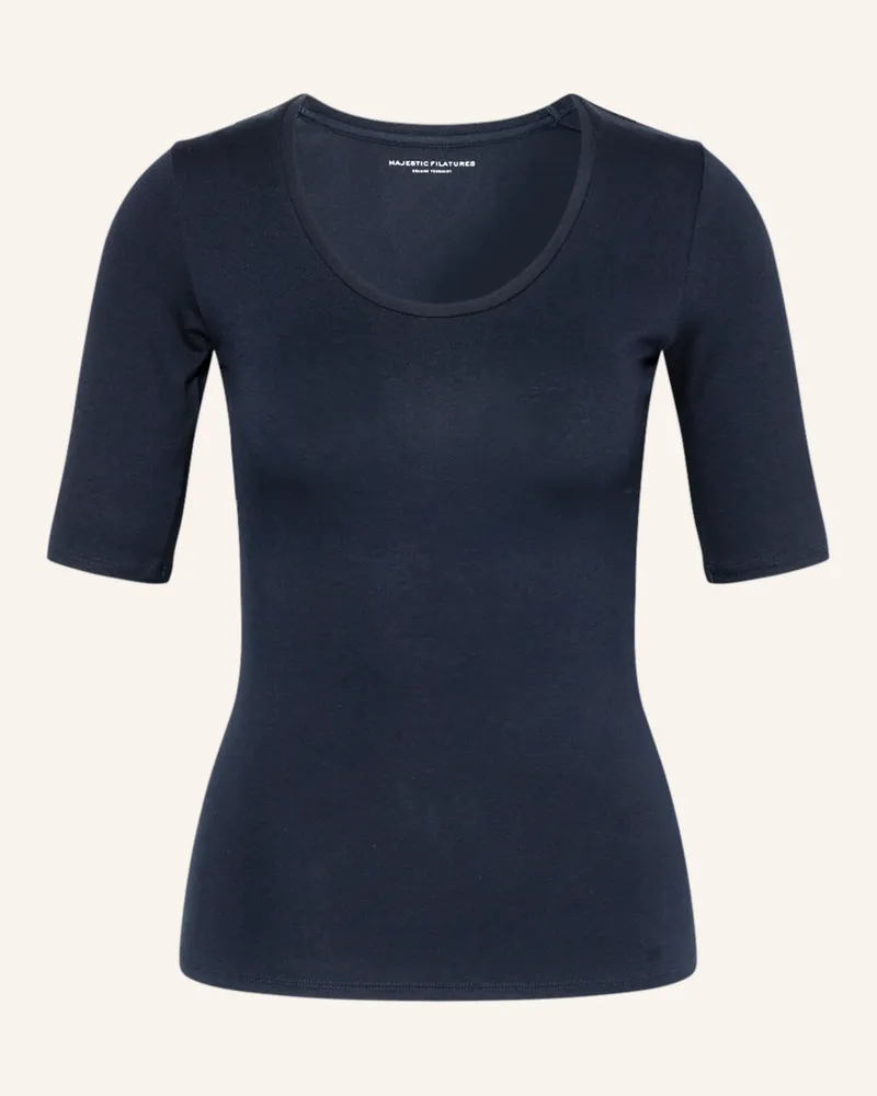 Majestic T-Shirt blau Dunkelblau