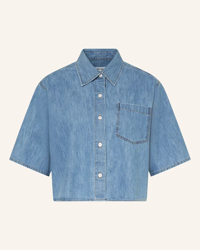 SoSUE Jeansbluse Hellblau