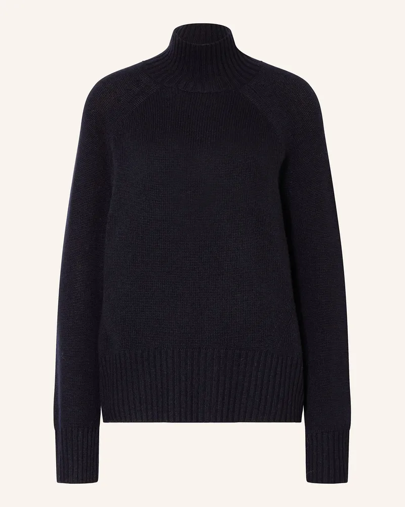 ALLUDE Rollkragenpullover mit Cashmere Dunkelblau