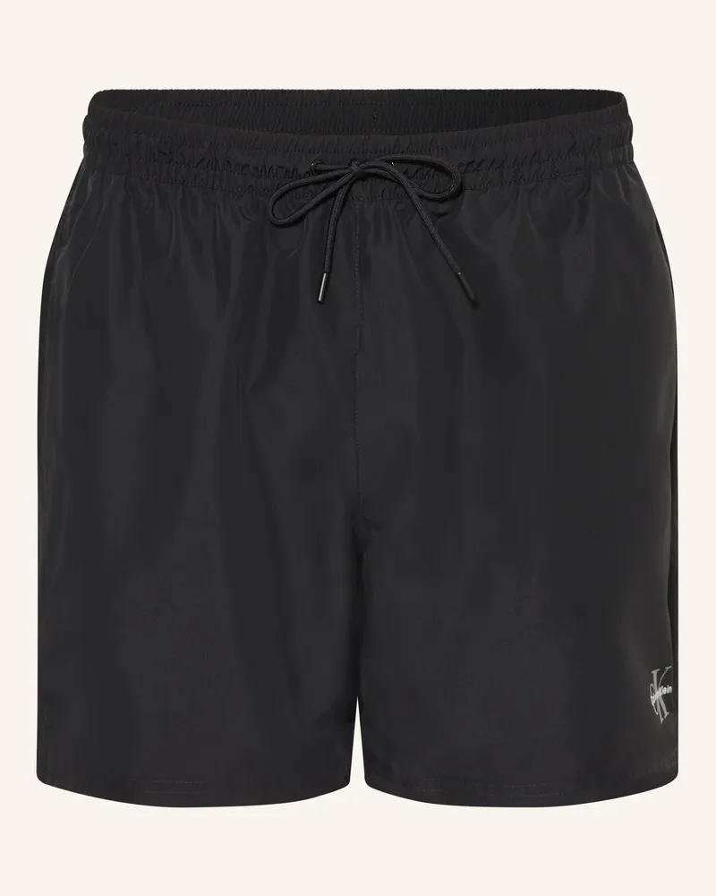 Calvin Klein Badeshorts schwarz Schwarz
