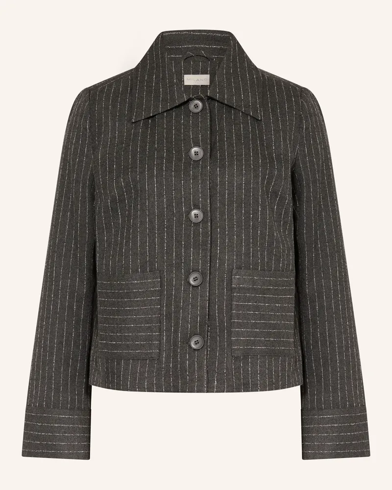 Milano Italy Kastenjacke Dunkelgrau