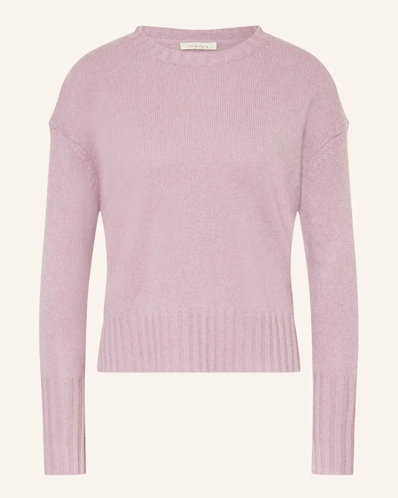 lilienfels Cashmere-Pullover rosa Helllila