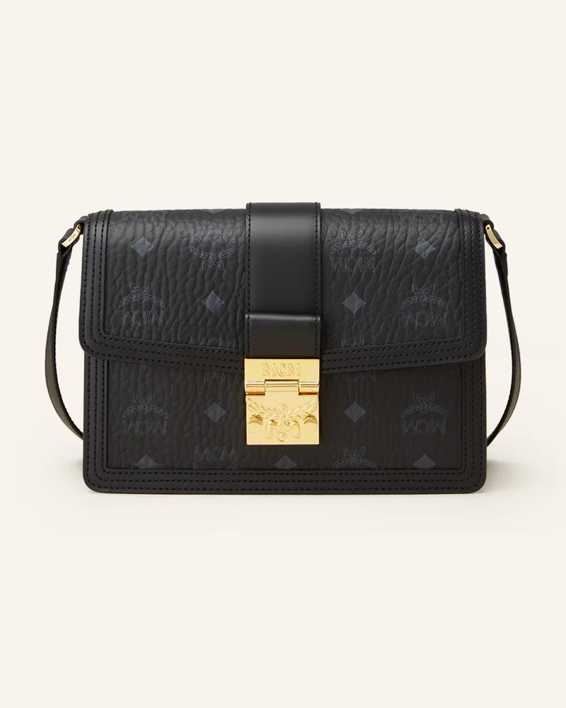 MCM Umhängetasche TRACY VISETOS Schwarz