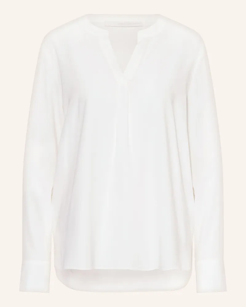 Herzen's Angelegenheit Blusenshirt aus Seide Weiss