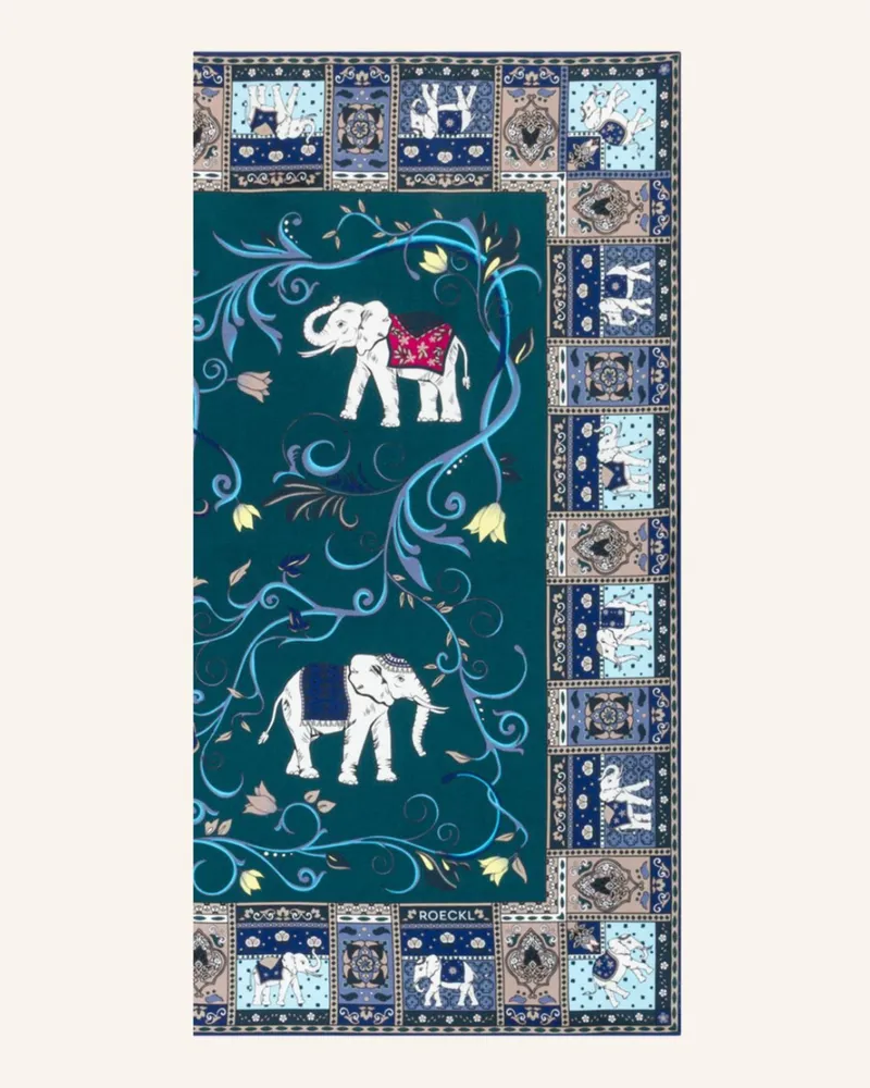 Roeckl Tücher Lucky Elephant gruen Dunkelgrün