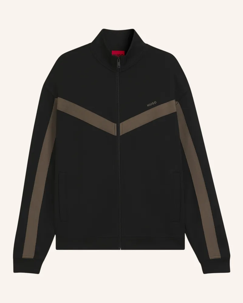 HUGO BOSS Sweatshirt DARTI Relaxed Fit Schwarz