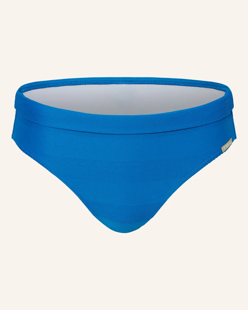 Lidea Basic-Bikini-Hose Linear Code blau Blau