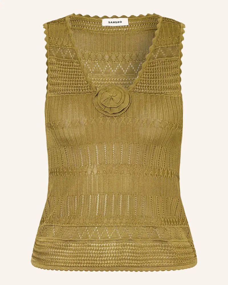 Sandro Stricktop gruen Oliv