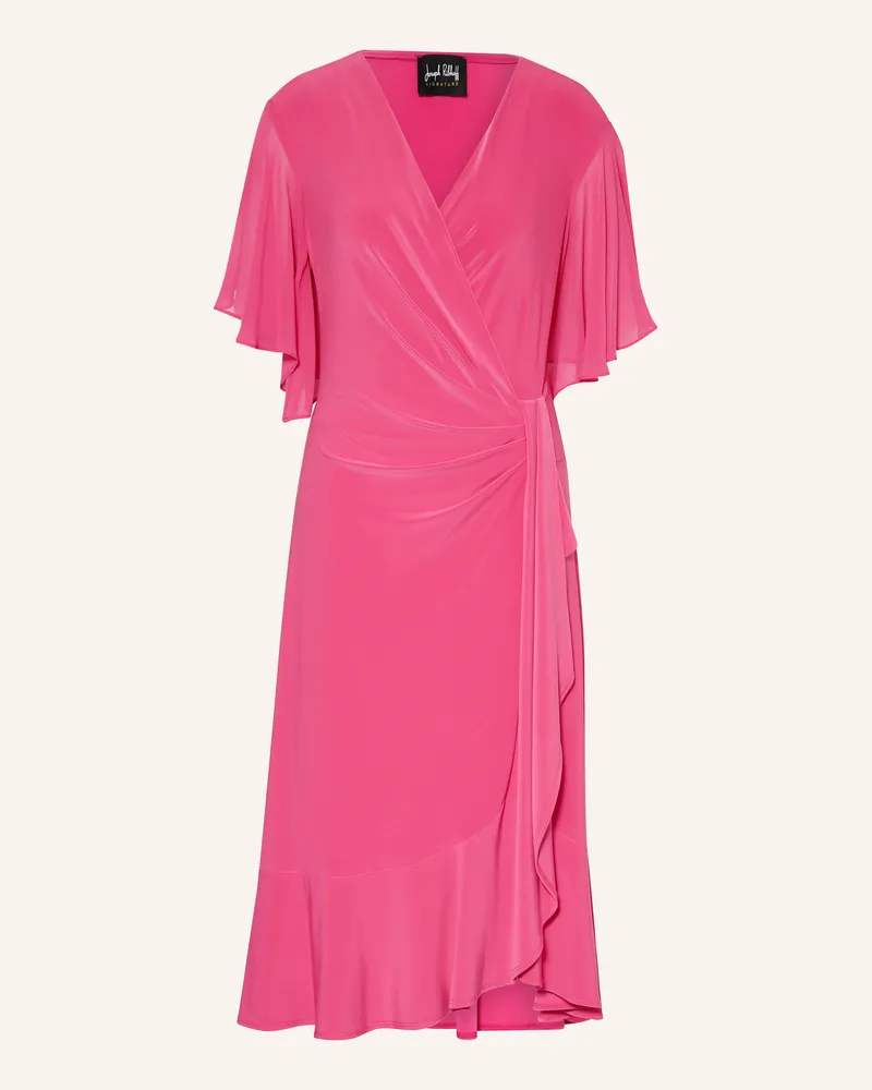 Joseph Ribkoff Cocktailkleid in Wickeloptik Pink