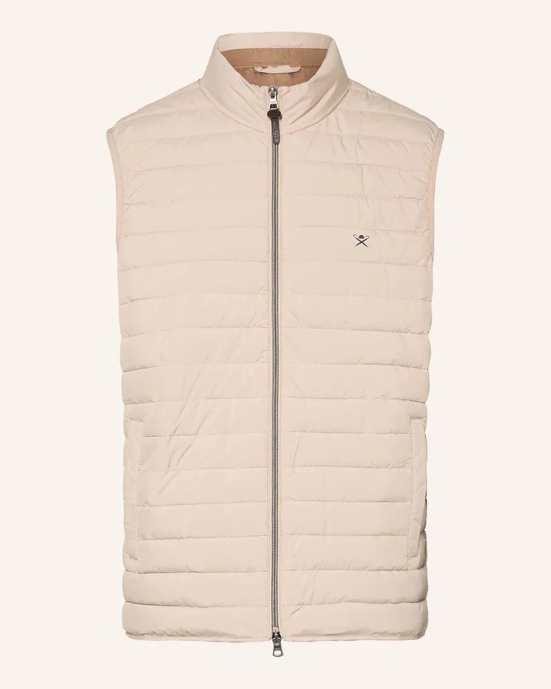 Hackett Steppweste Gilet beige Creme