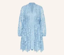 Spitzenkleid blau