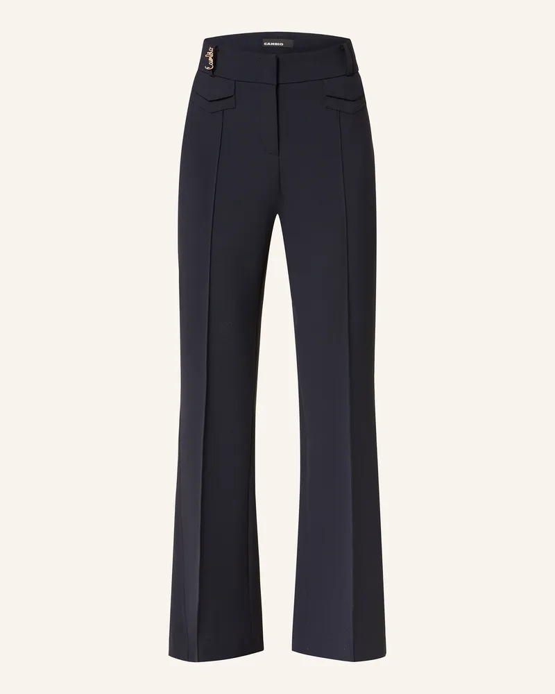 Cambio Flared Jeans Fawn blau Dunkelblau