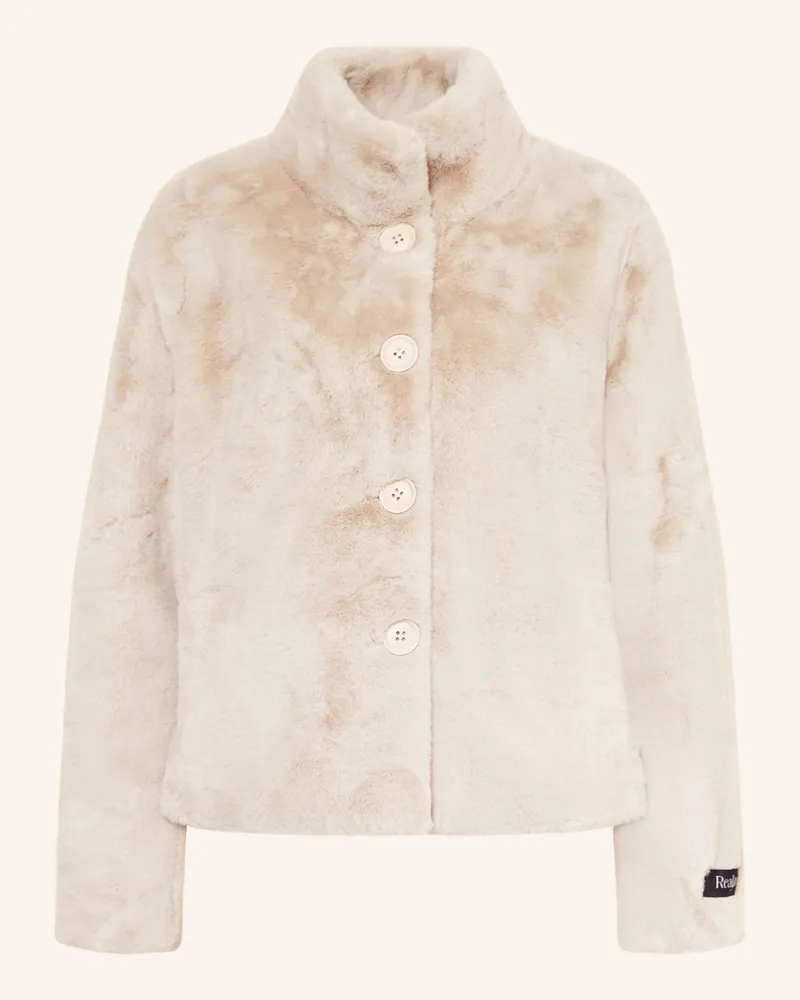 RINO & PELLE Kunstpelz-Jacke VIE Creme