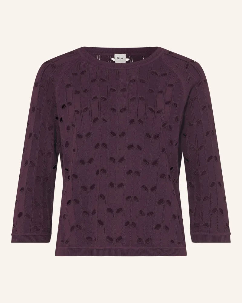 Brax Pullover Nala Mit 3/4-Arm rot Dunkelrot