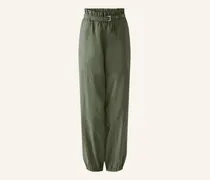 Paperbag-Hose gruen