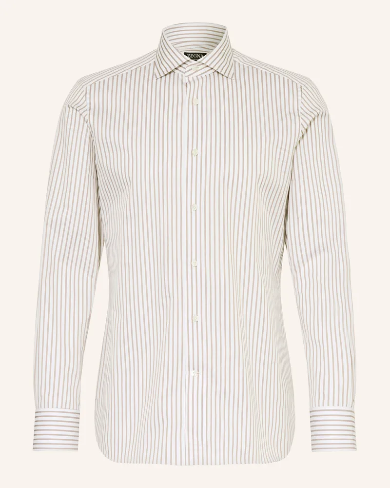 Ermenegildo Zegna Hemd Regular Fit Weiss