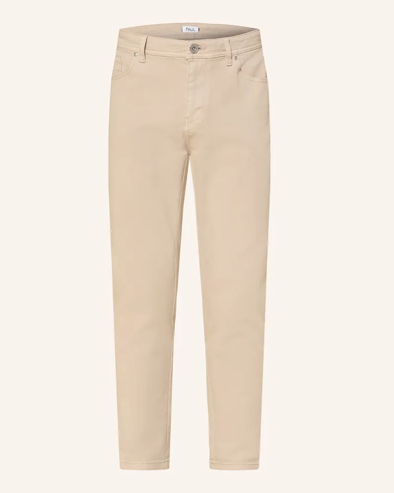 paul Jeans Regular Fit beige Hellbraun