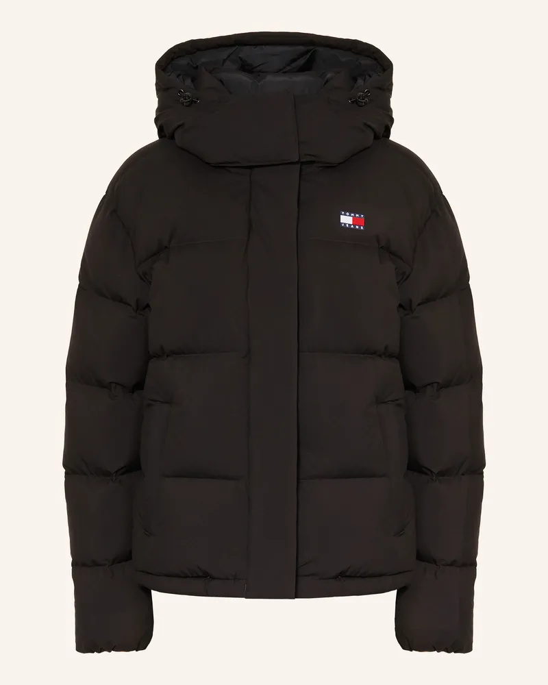Tommy Hilfiger Daunenjacke Mit Abnehmbarer Kapuze schwarz Schwarz