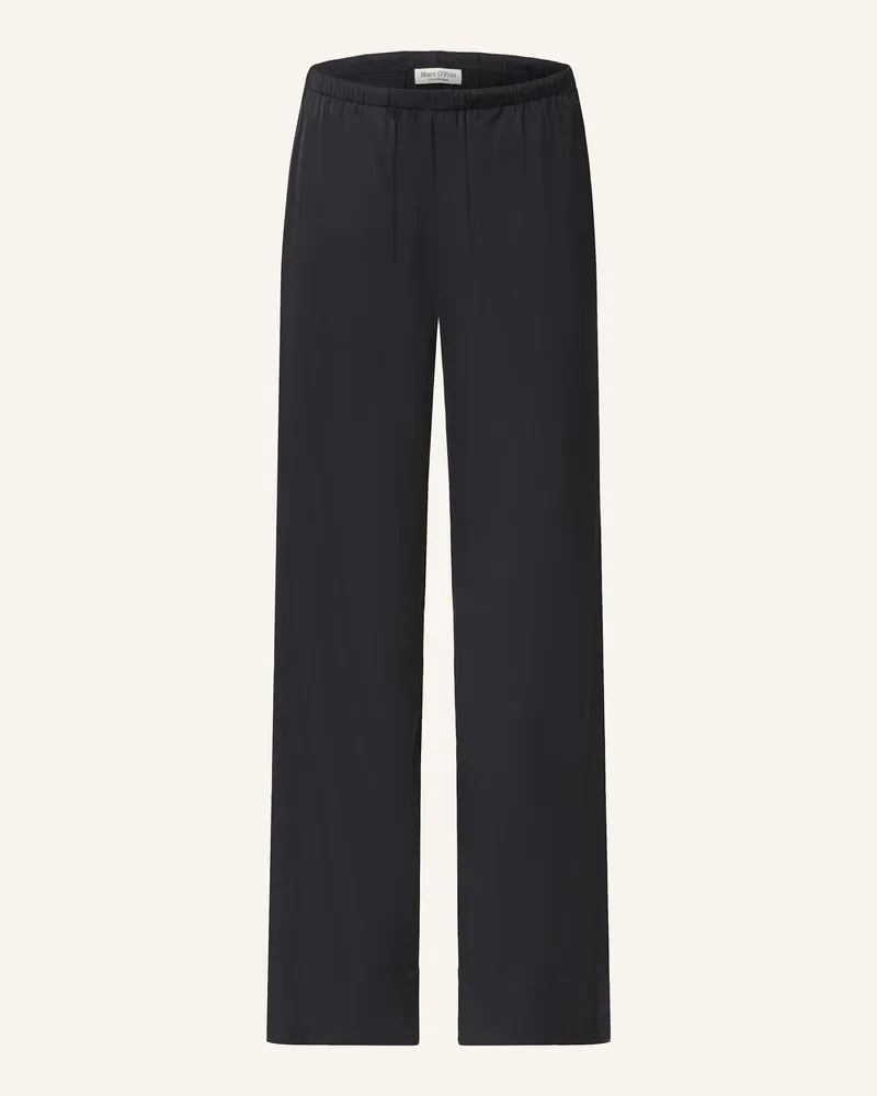 Marc O'Polo Marlenehose Dunkelblau
