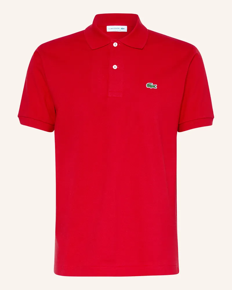 Lacoste Piqué-Poloshirt Classic Fit Rot