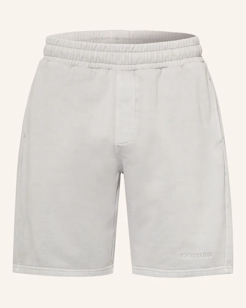 PEGADOR Sweatshorts grau Hellgrau