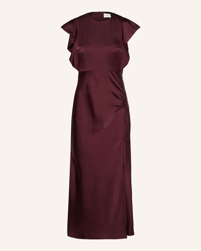 Claudie Pierlot Abendkleid Mit Volants rot Dunkelrot
