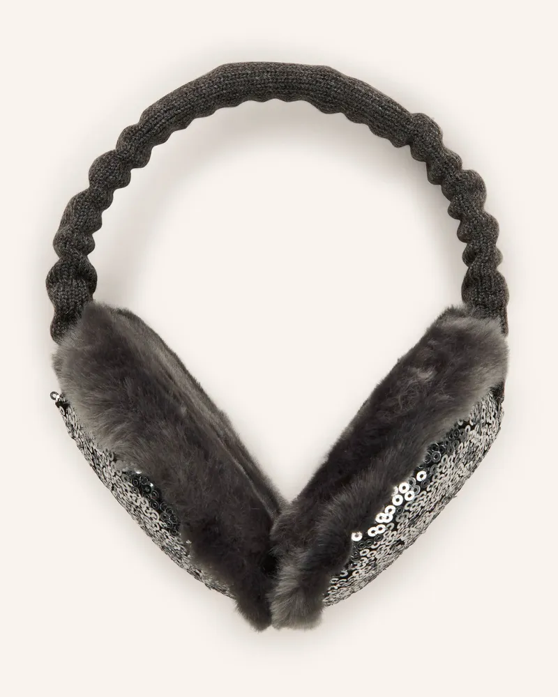 Barts Ohrenwärmer WOW mit Pailletten Dunkelgrau