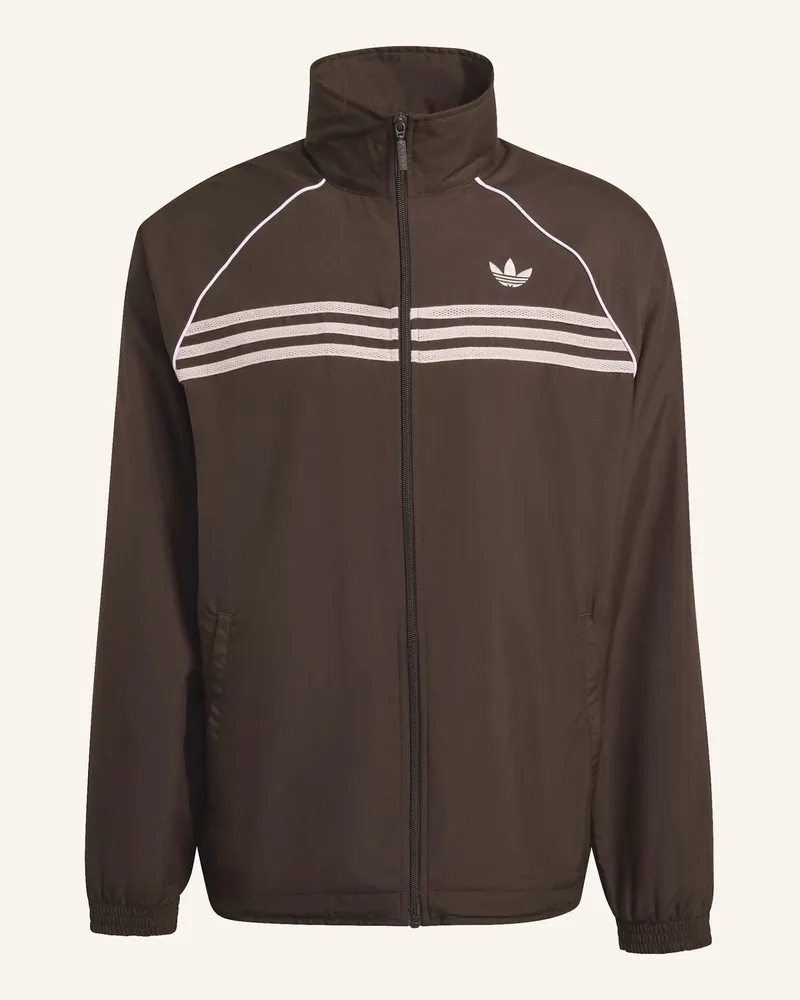 adidas CHEST STRIPES ORIGINALS JACKE Braun