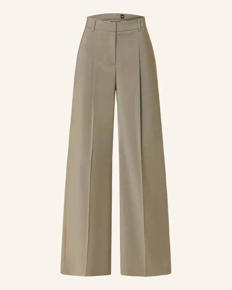 HUGO BOSS Marlenehose Tiana gruen Grün