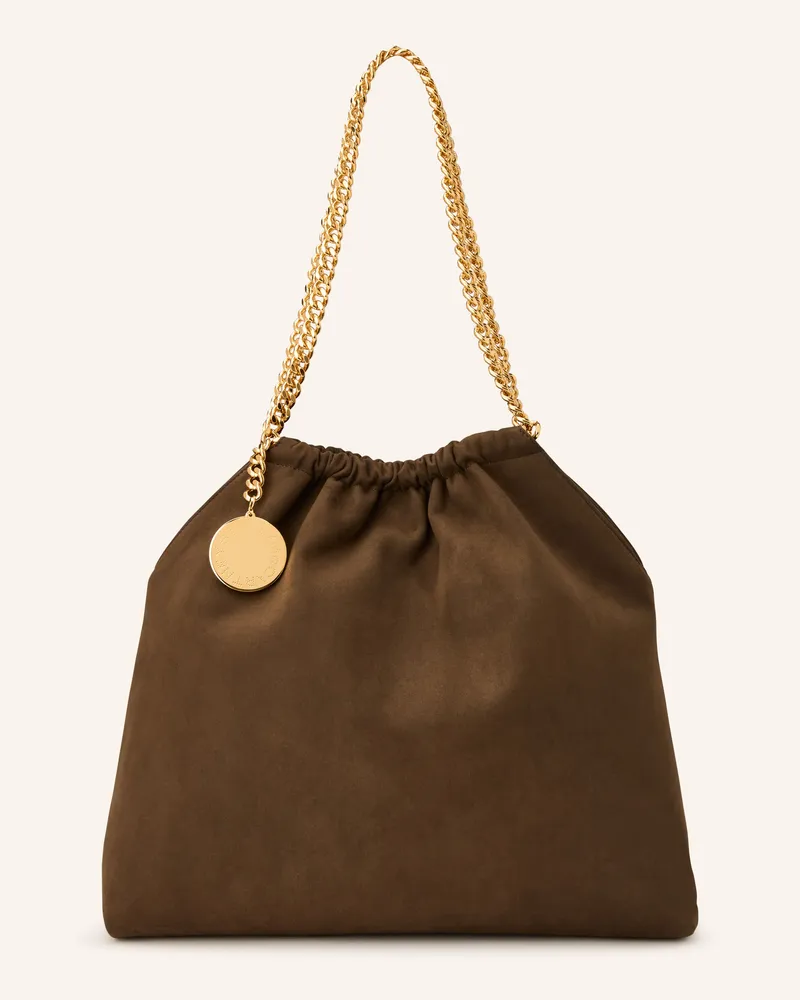 Stella McCartney Schultertasche FALABELLA MEDIUM Dunkelbraun