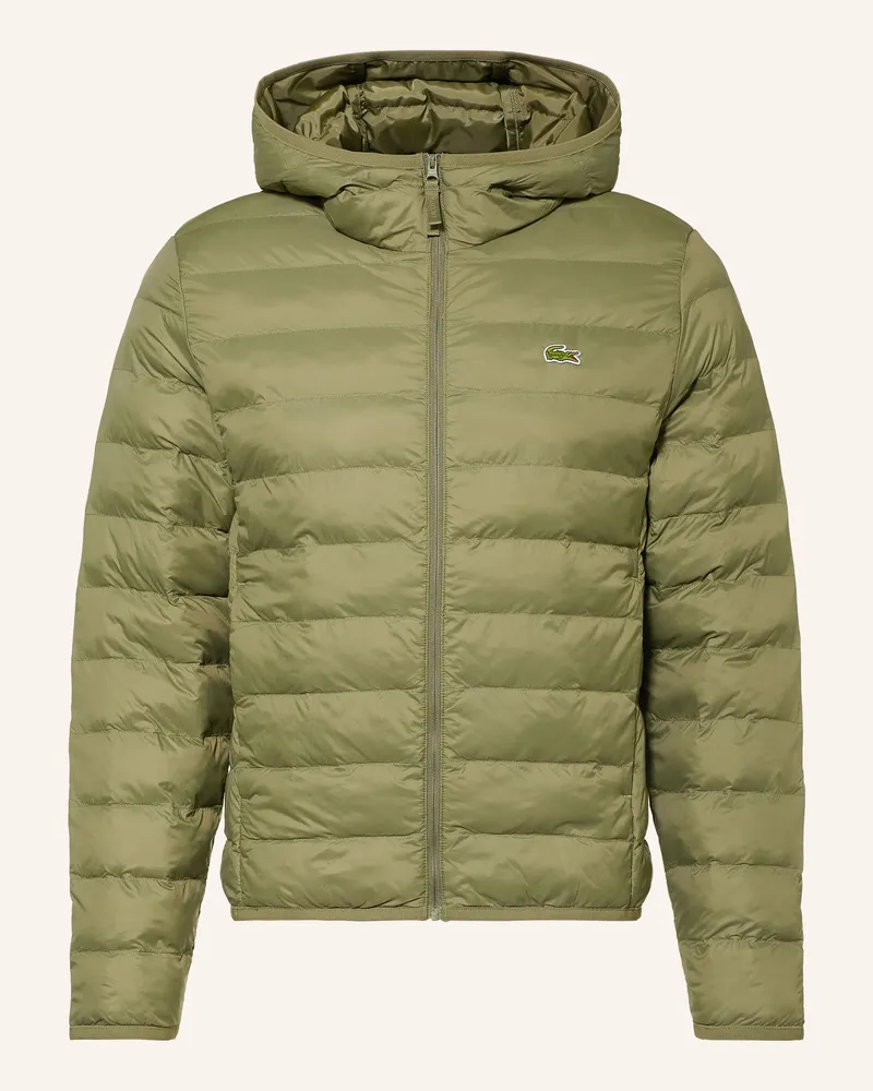 Lacoste Steppjacke gruen Hellgrün