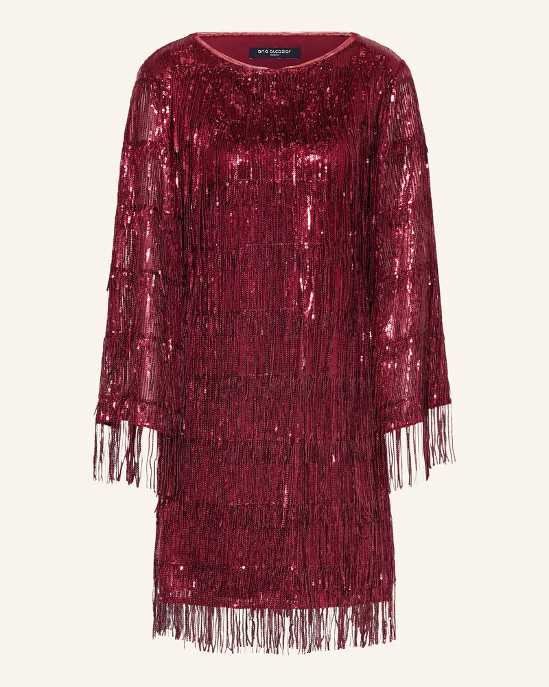ana alcazar Cocktailkleid Dunkelrot