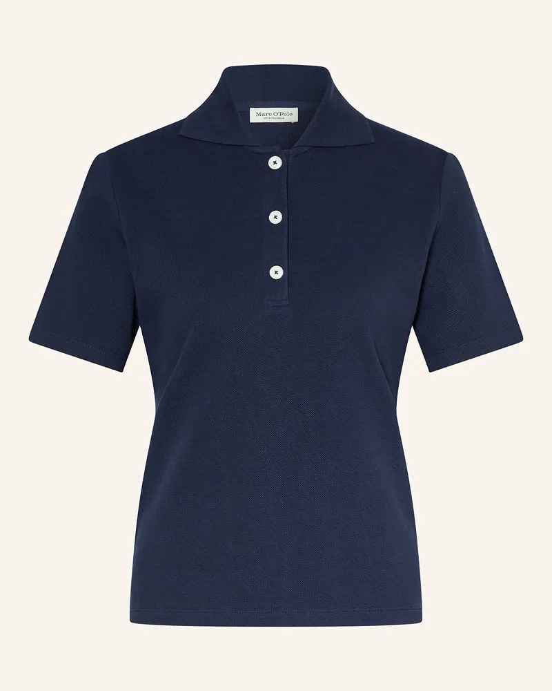 Marc O'Polo Piqué-Poloshirt Dunkelblau