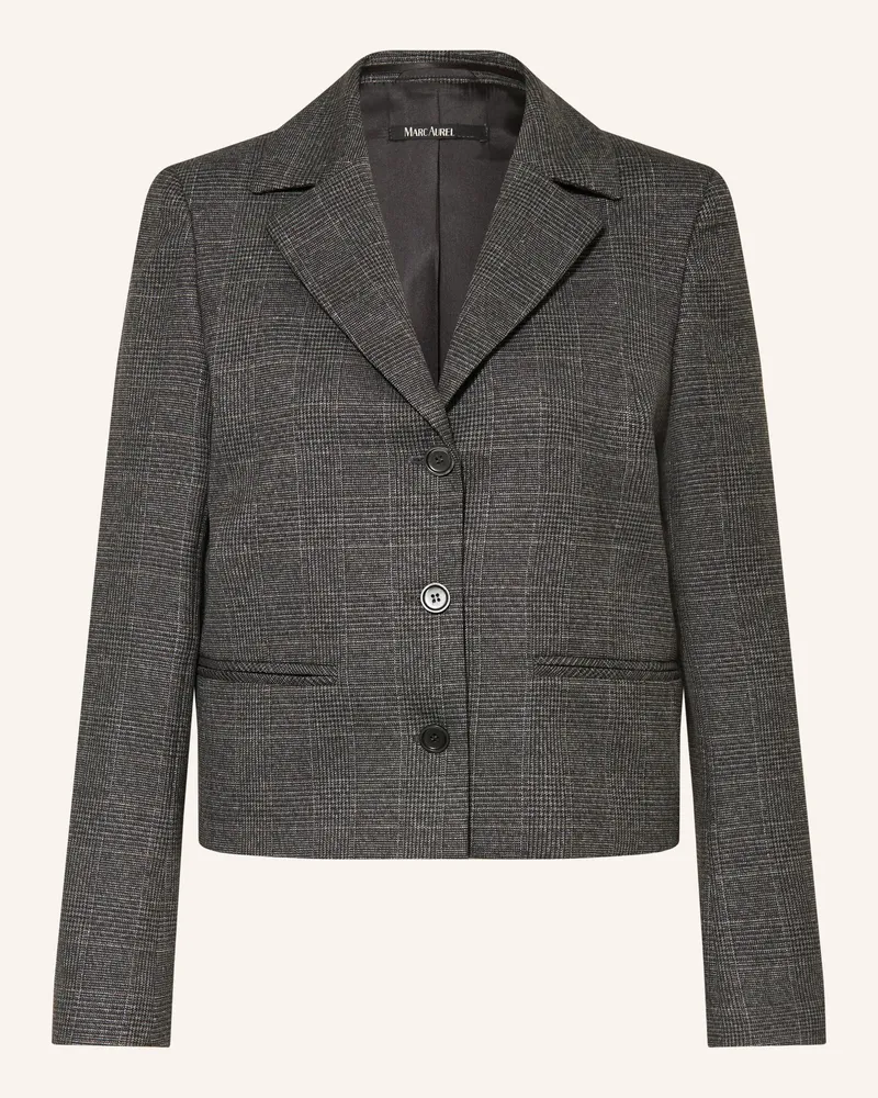 MARC AUREL Blazer Mit Glitzergarn schwarz Dunkelgrau