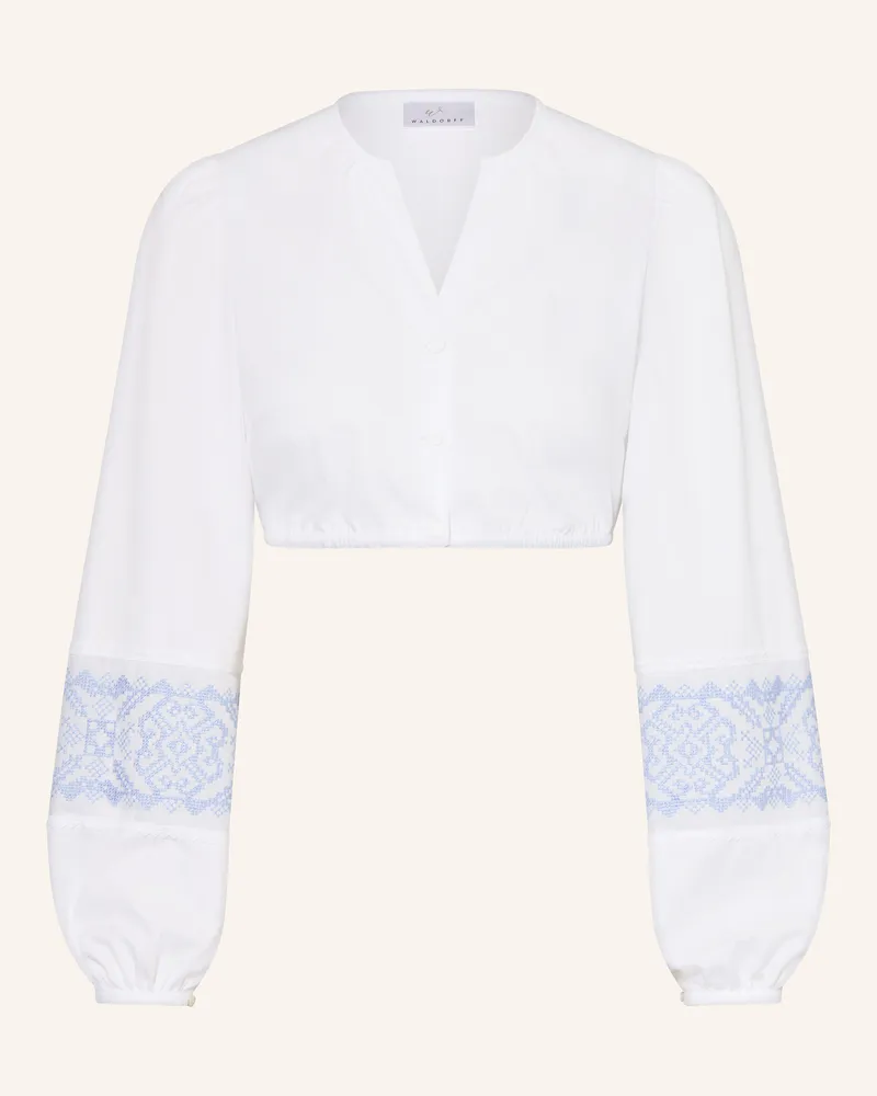 WALDORFF Dirndlbluse Weiss