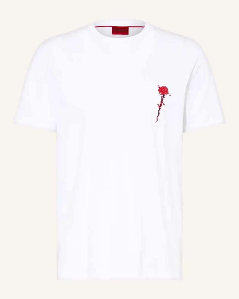 HUGO BOSS T-Shirt Diflow weiss Weiss