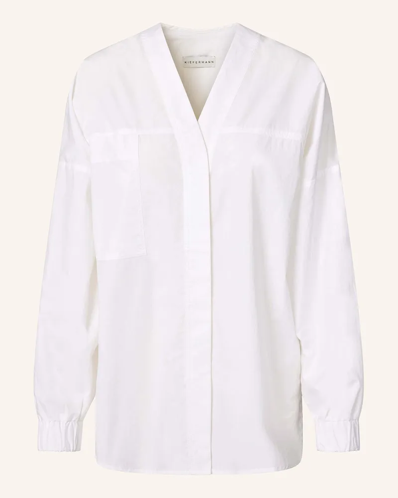 KIEFERMANN Bluse Alnadia weiss Schwarz