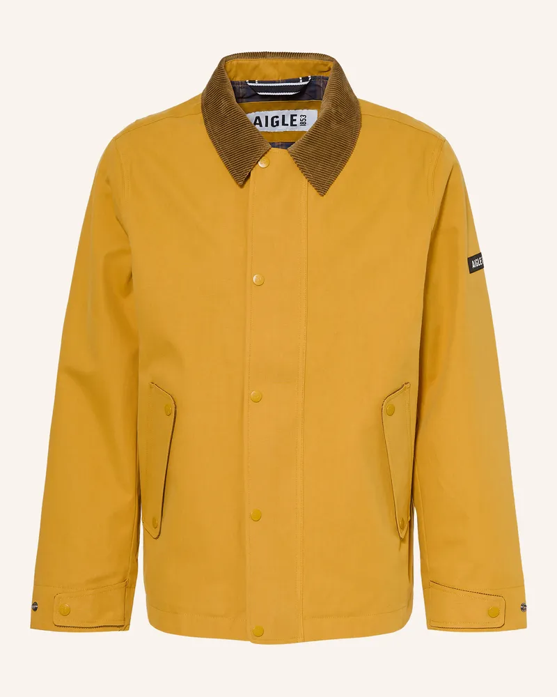 Aigle Fieldjacket gelb Dunkelgelb