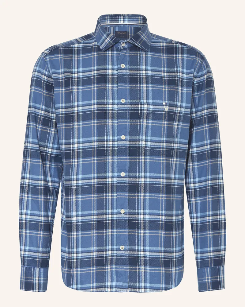 Olymp Hemd Casual regular fit Blau