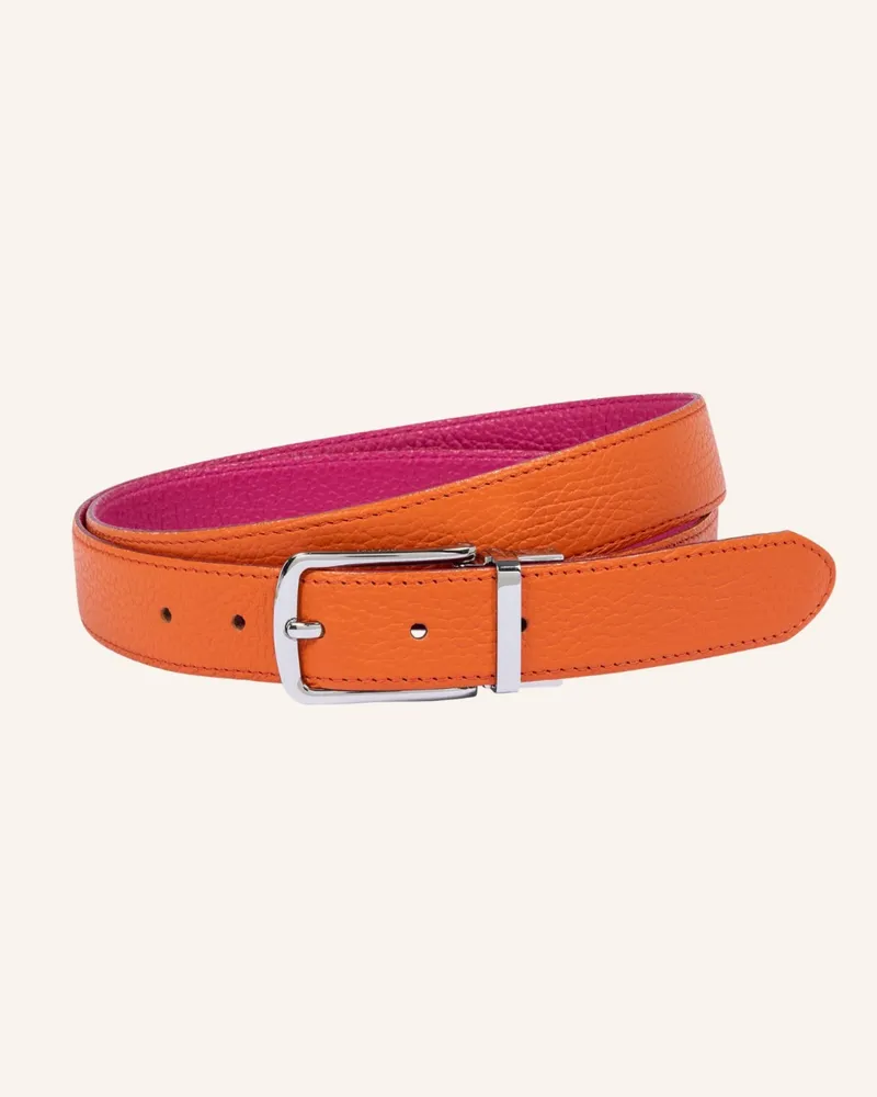 Roeckl Ledergürtel AMIE ZUM WENDEN Orange
