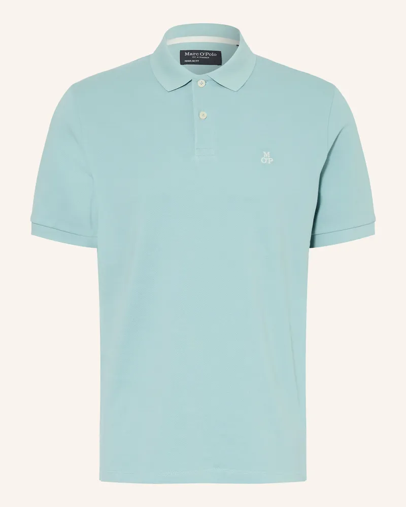 Marc O'Polo Piqué-Poloshirt Regular Fit blau Mint